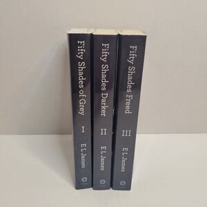 Fifty Shades Trilogy Set 3 Books E L James Paperback Acceptable